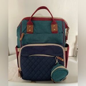 Backpack diaper bag